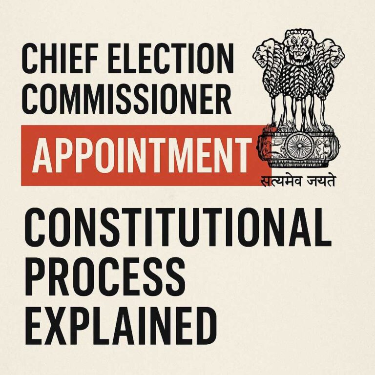 Chief Election Commissioner appointment