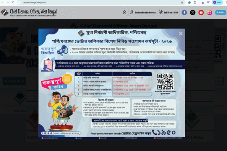 ceowestbengal.wb.gov.in Voter List 2002