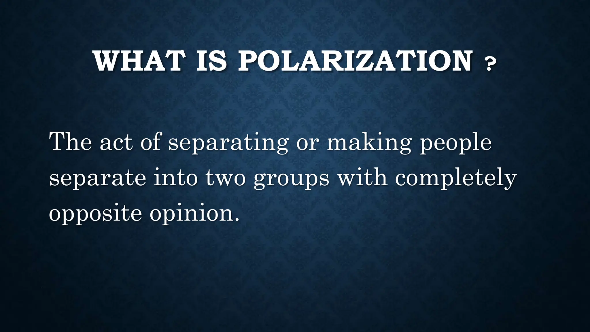 caste polarization